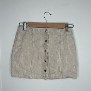 Corduroy Mini Skirt